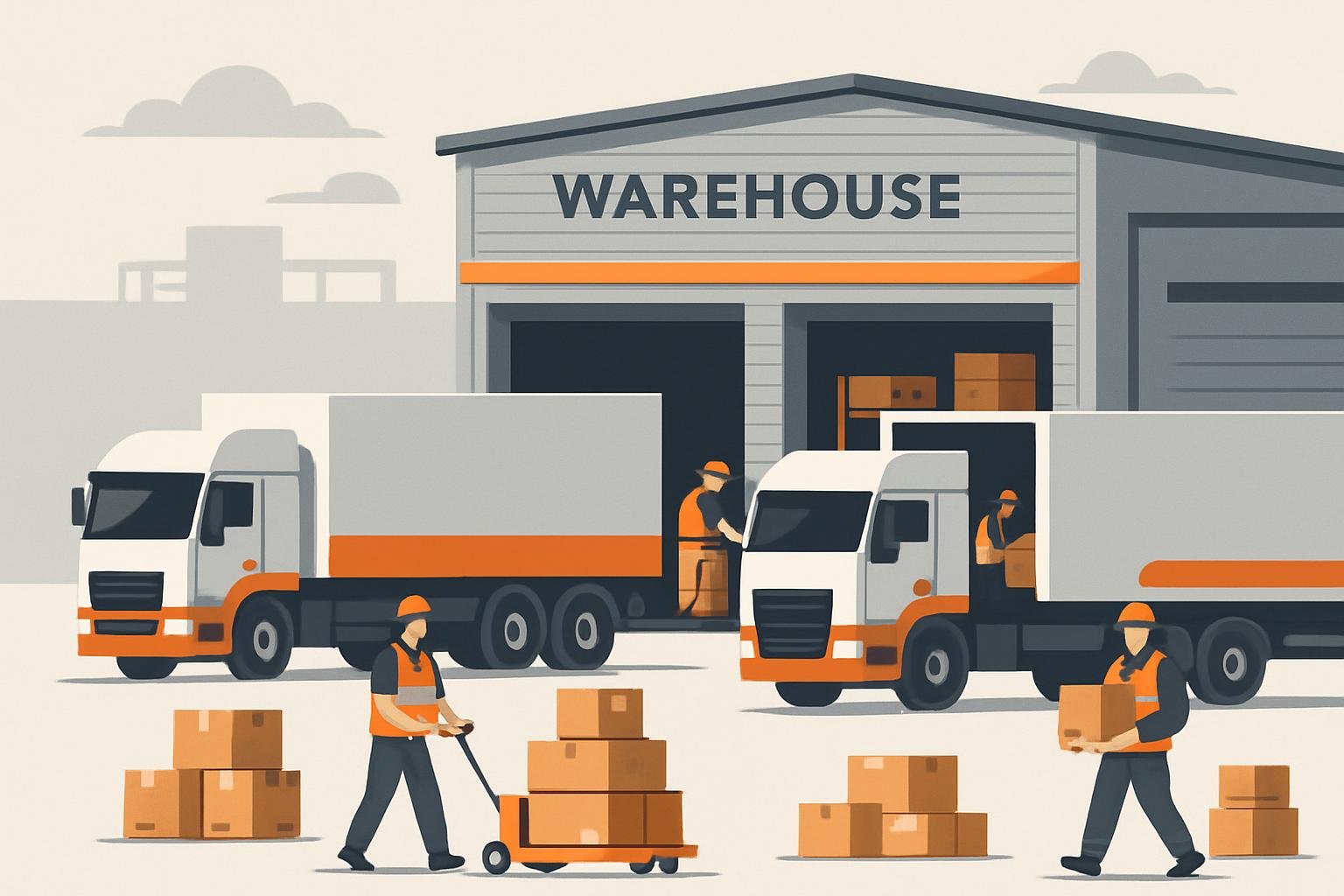 Soluções de logística e transporte